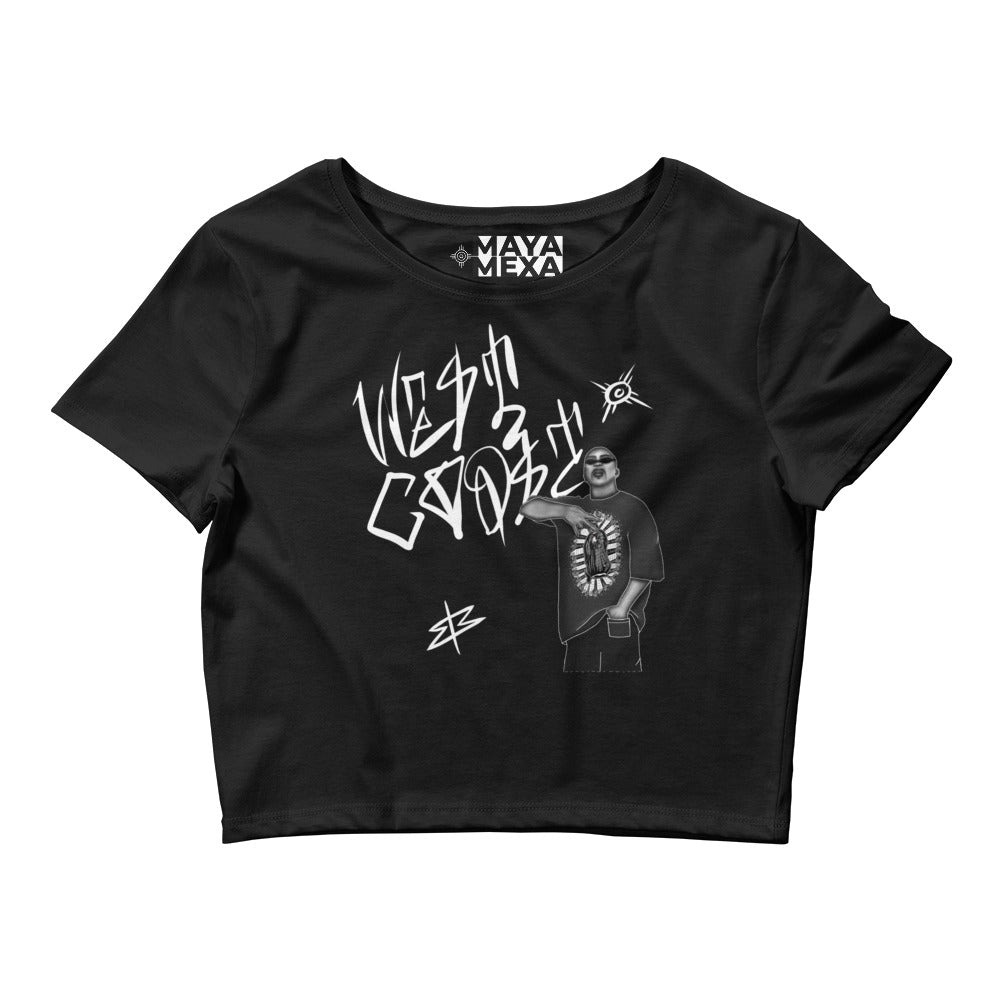 West Coast Graffiti Crop Tee